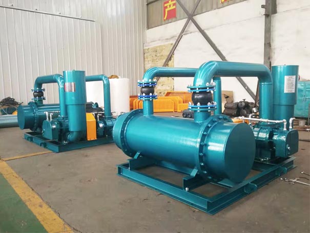 雙級串聯(lián)羅茨風(fēng)機工廠實拍圖 雙級串聯(lián)羅茨鼓風(fēng)機(圖2)